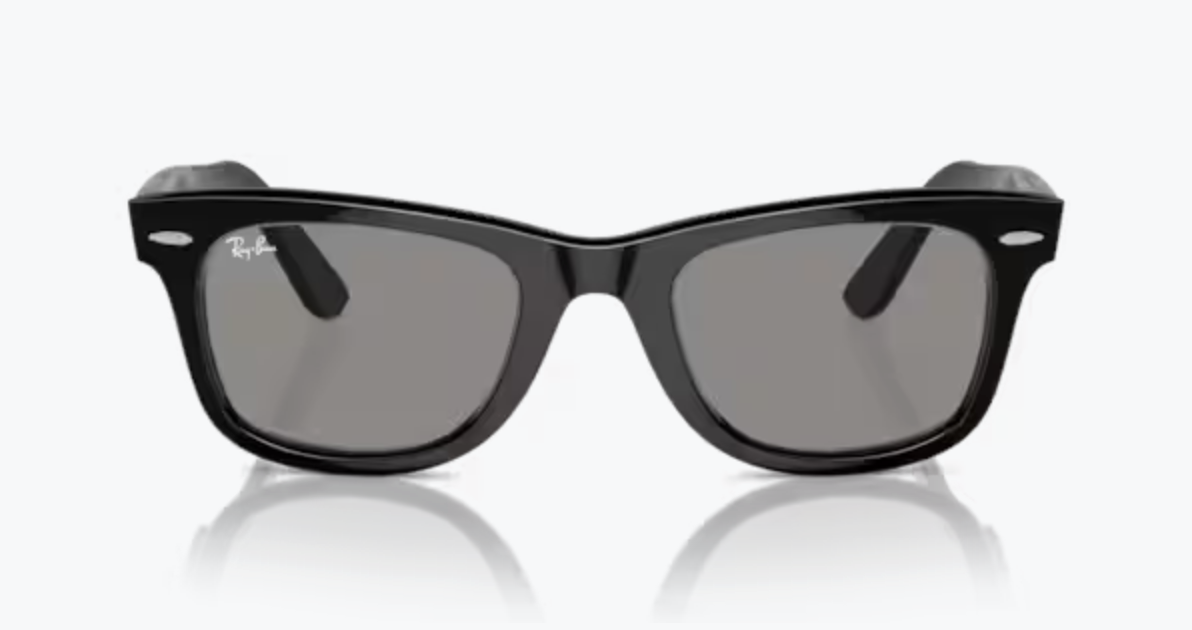 2 Lentes de repuesto para Ray-Ban RB2140 WAYFARER Gris medida 50