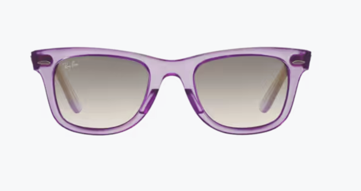 2 Lentes de repuesto para Ray-Ban RB2140 WAYFARER Gris Degrade medida 50