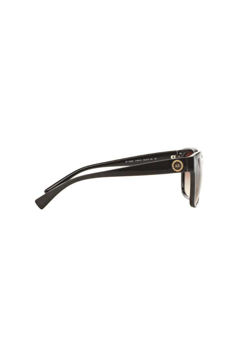 Lentes De Sol Shiny Brown Exchange Armani
