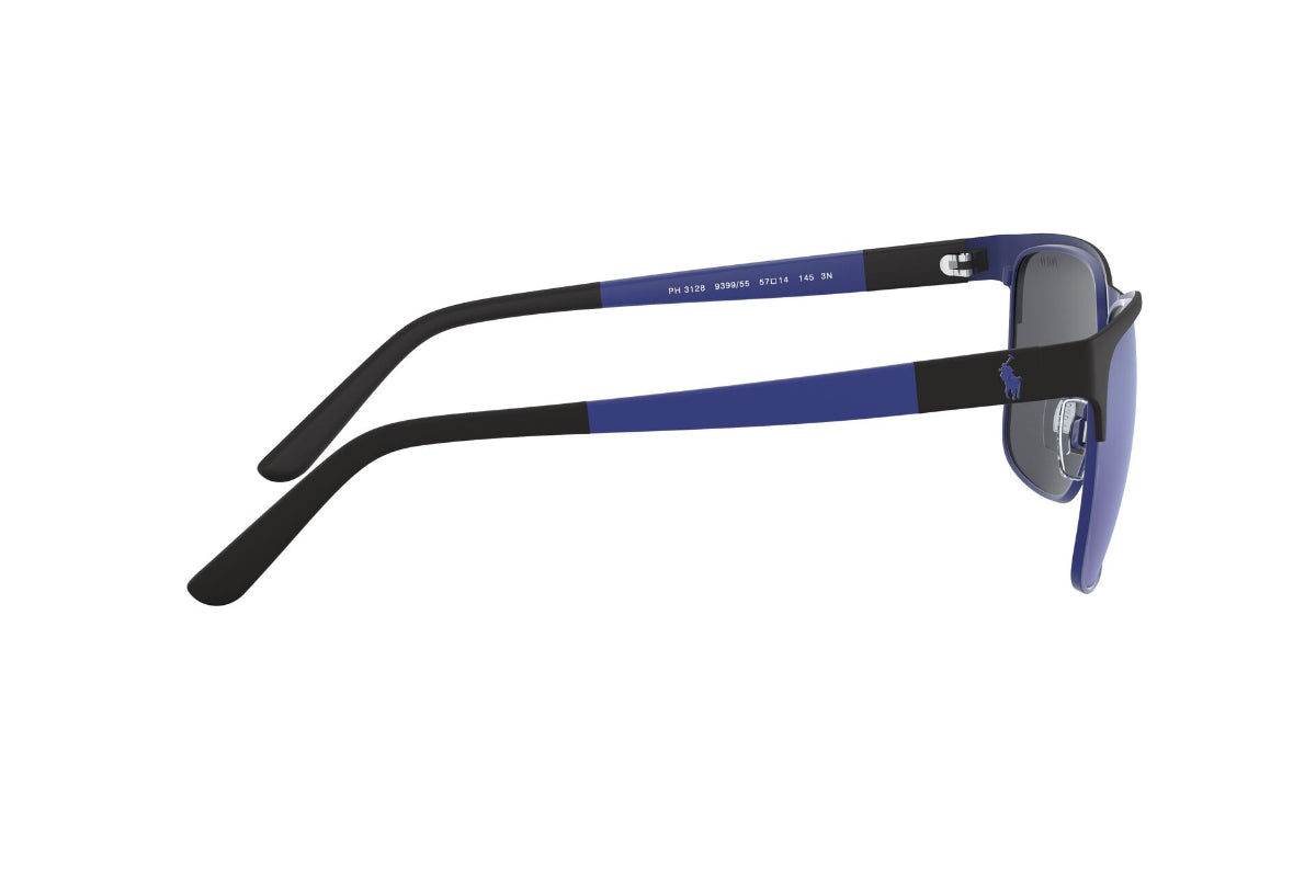 Lentes de Sol Matte Black On Matte Royal Polo
