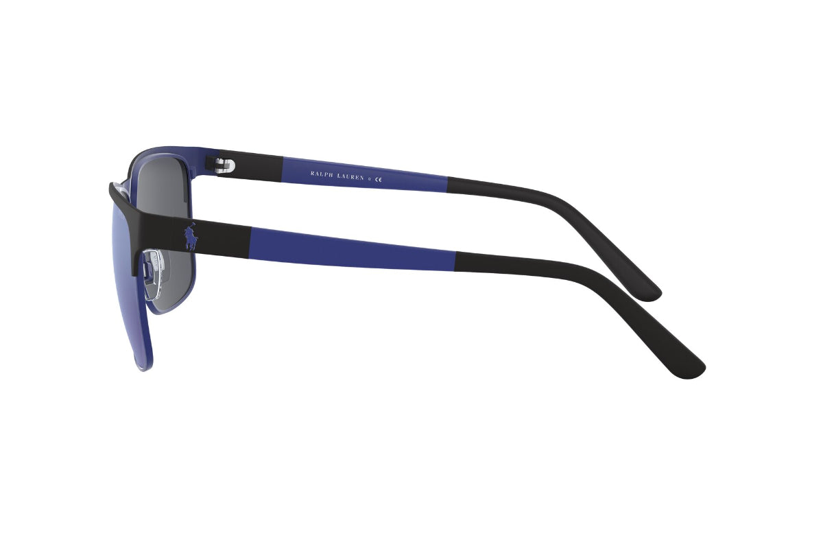 Lentes de Sol Matte Black On Matte Royal Polo