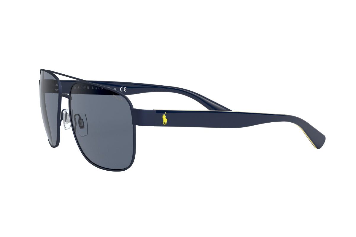 Lentes de Sol Matte Navy Blue Polo