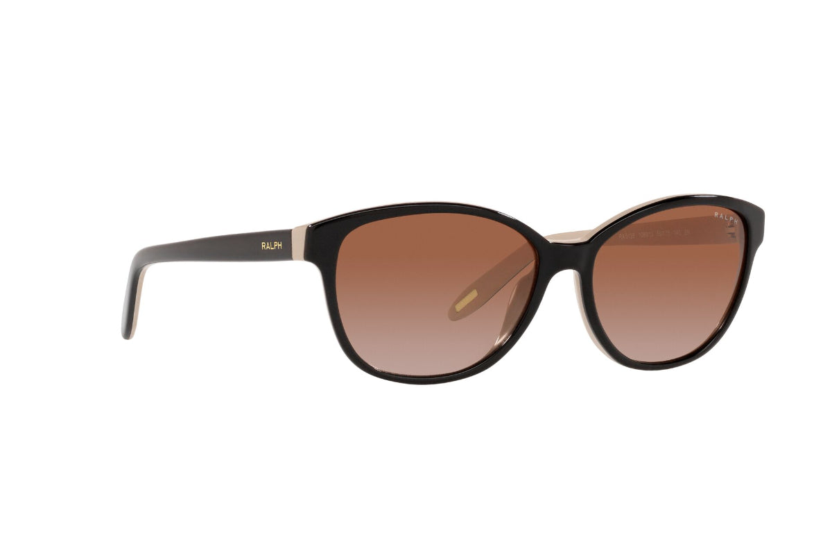 Lentes de Sol Shiny Black On Nude Ralph
