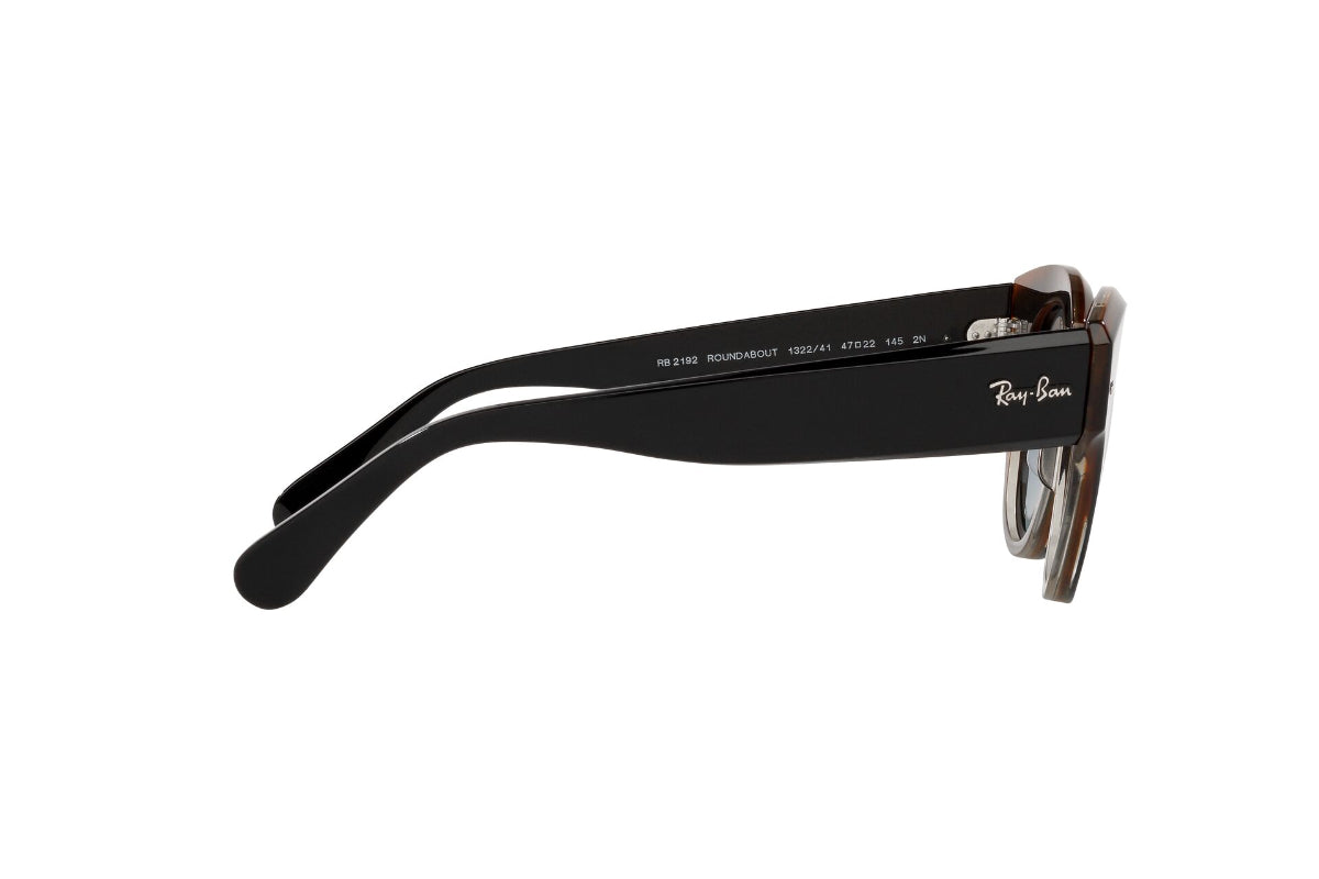 Lentes de Sol Roundabout Black On Brown Ray Ban