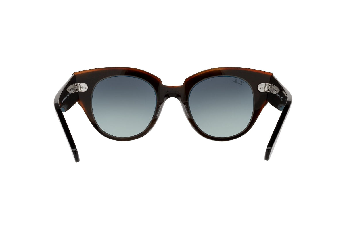 Lentes de Sol Roundabout Black On Brown Ray Ban