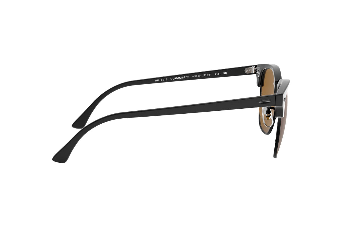Lentes de Sol Clubmaster Black Brown Ray-Ban