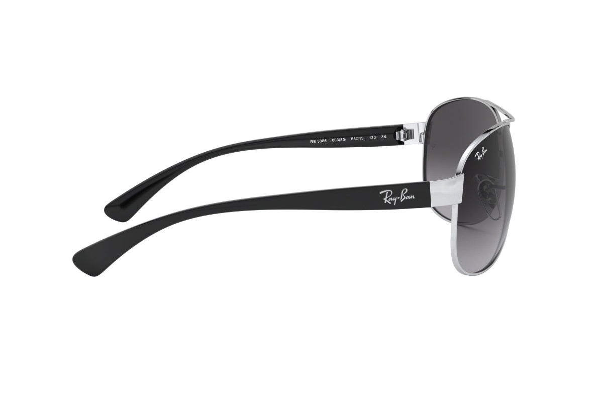 Lentes de Sol Aviator Oversized Silver Grey Ray-Ban