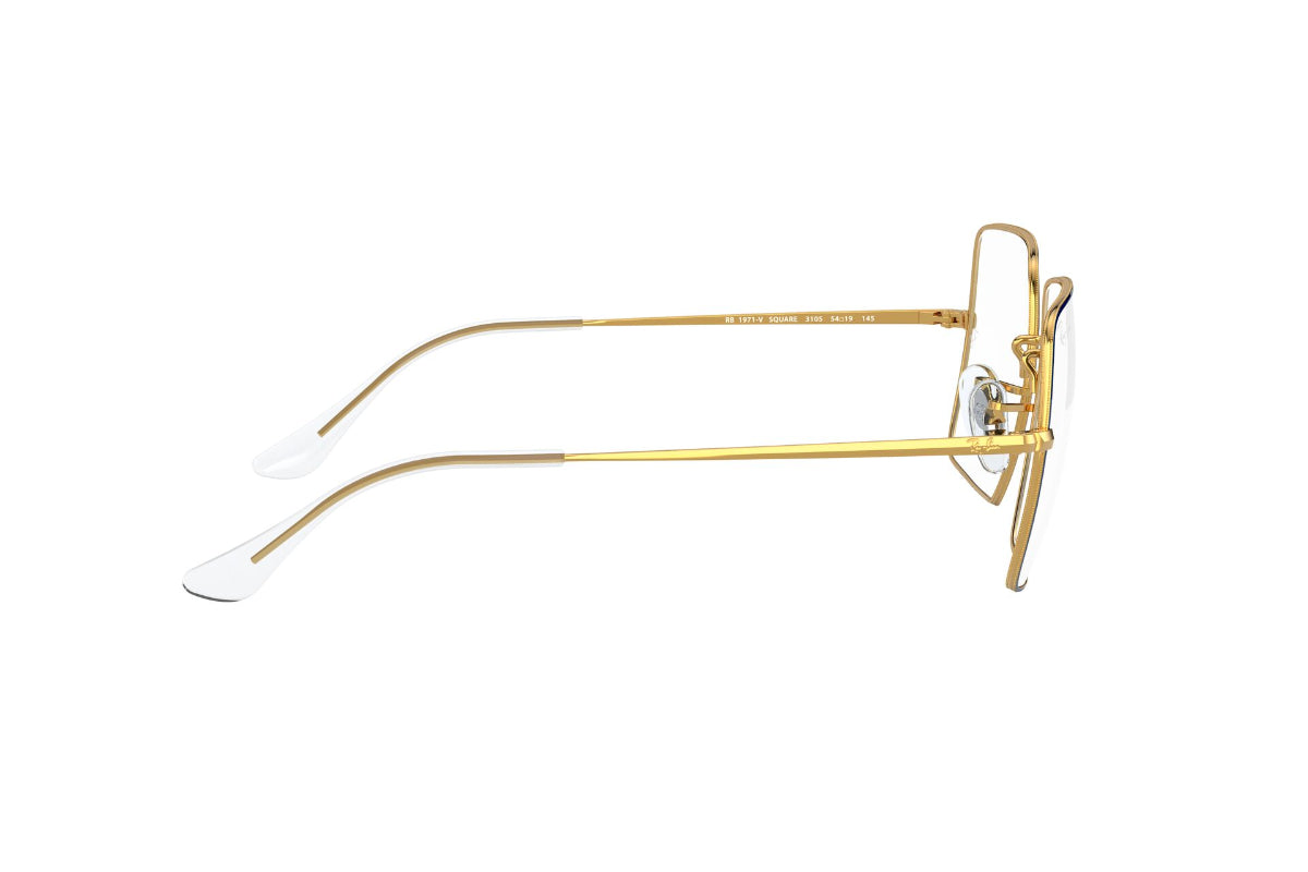 Lentes Ópticos Square Blue On Legend Gold Ray-Ban