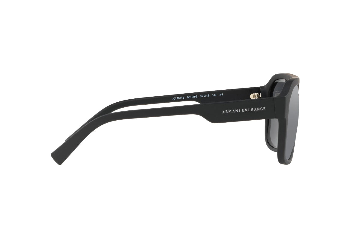 Lentes de Sol Aviador Negro Armani Exchange