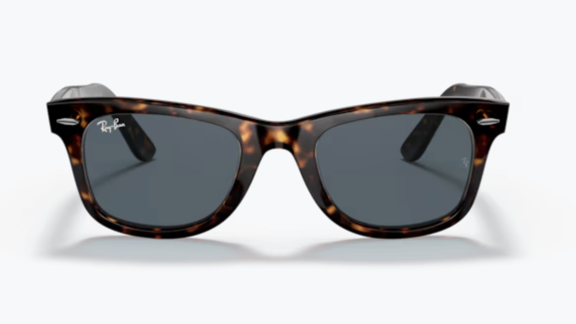 2 Lentes de repuesto para Ray-Ban RB2140 WAYFARER Azul medida 50
