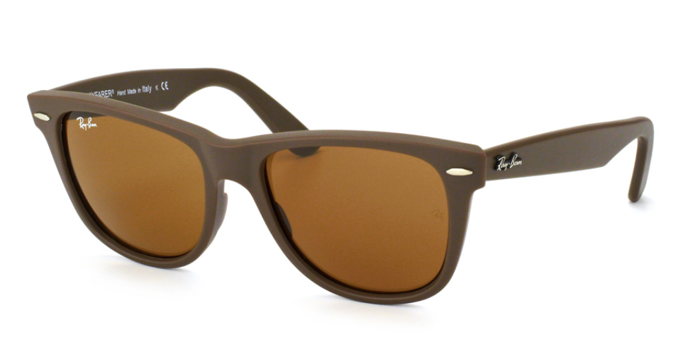 2 Lentes de repuesto para Ray-Ban RB2140 WAYFARER Café crystal medida 50