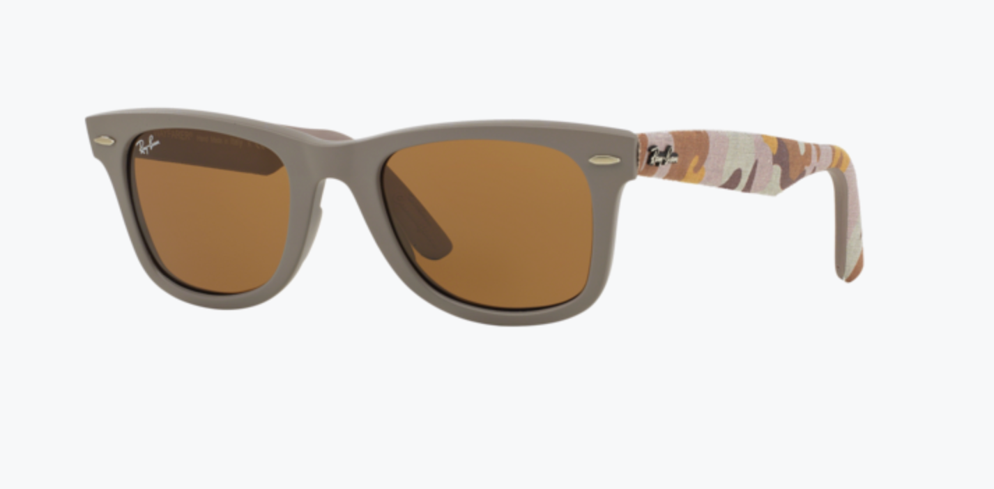 2 Lentes de repuesto para Ray-Ban RB2140 WAYFARER Café B-15 medida 50