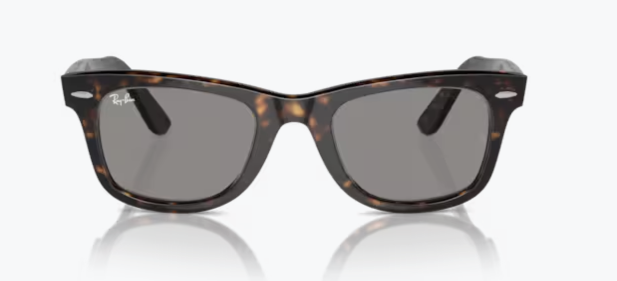 2 Lentes de repuesto para Ray-Ban RB2140 WAYFARER Gris medida 50