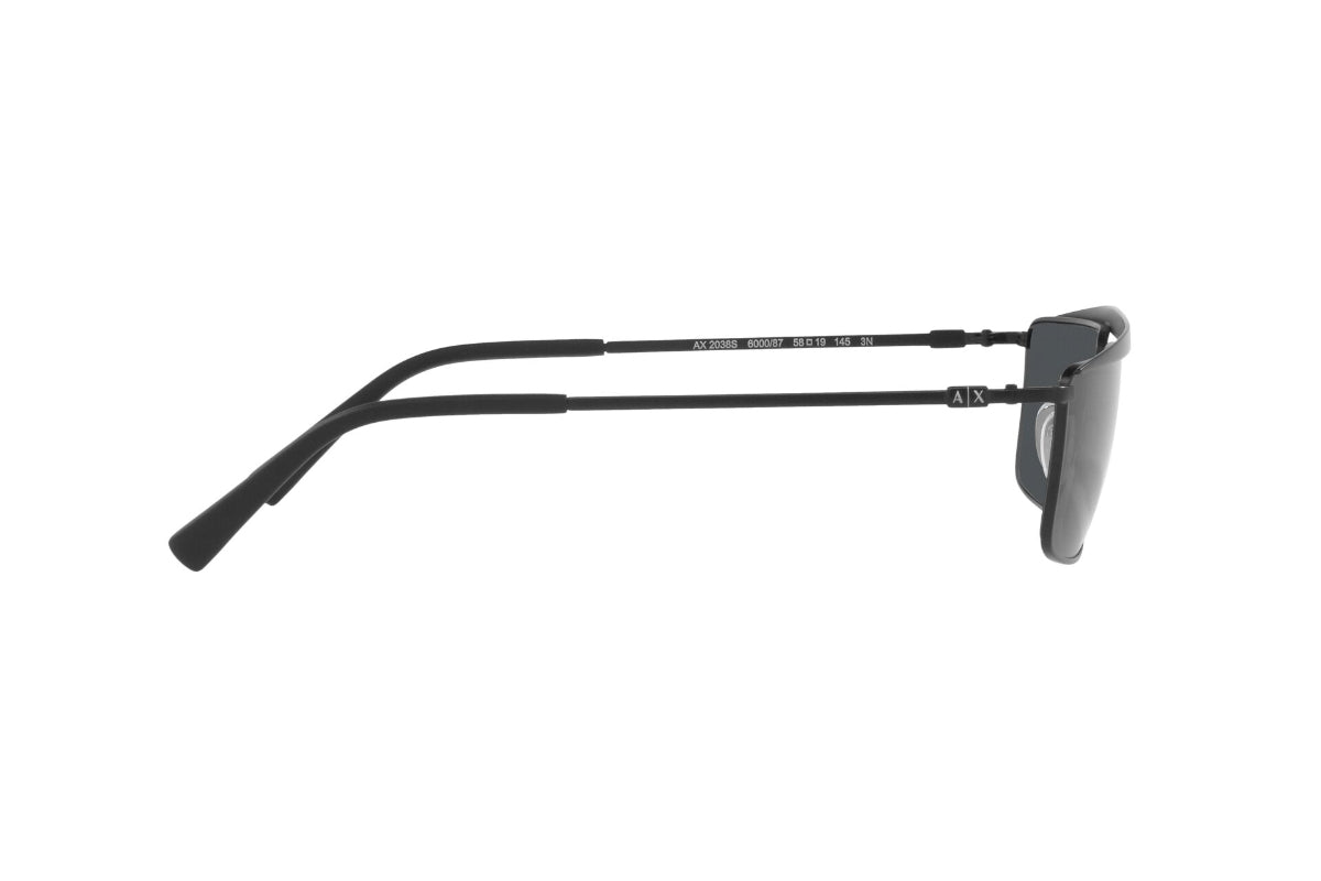 Lentes de Sol Matte Black Exchange Armani