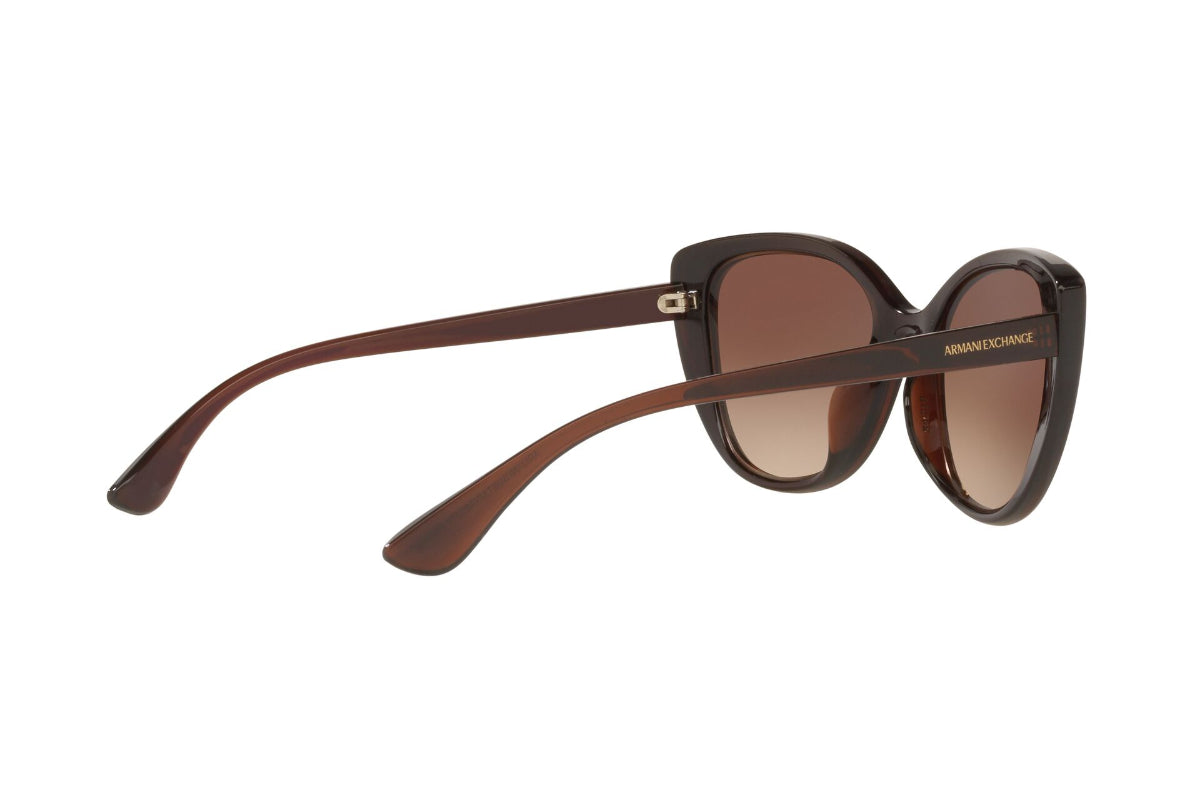 Lentes de Sol Translucent Brown Exchange Armani