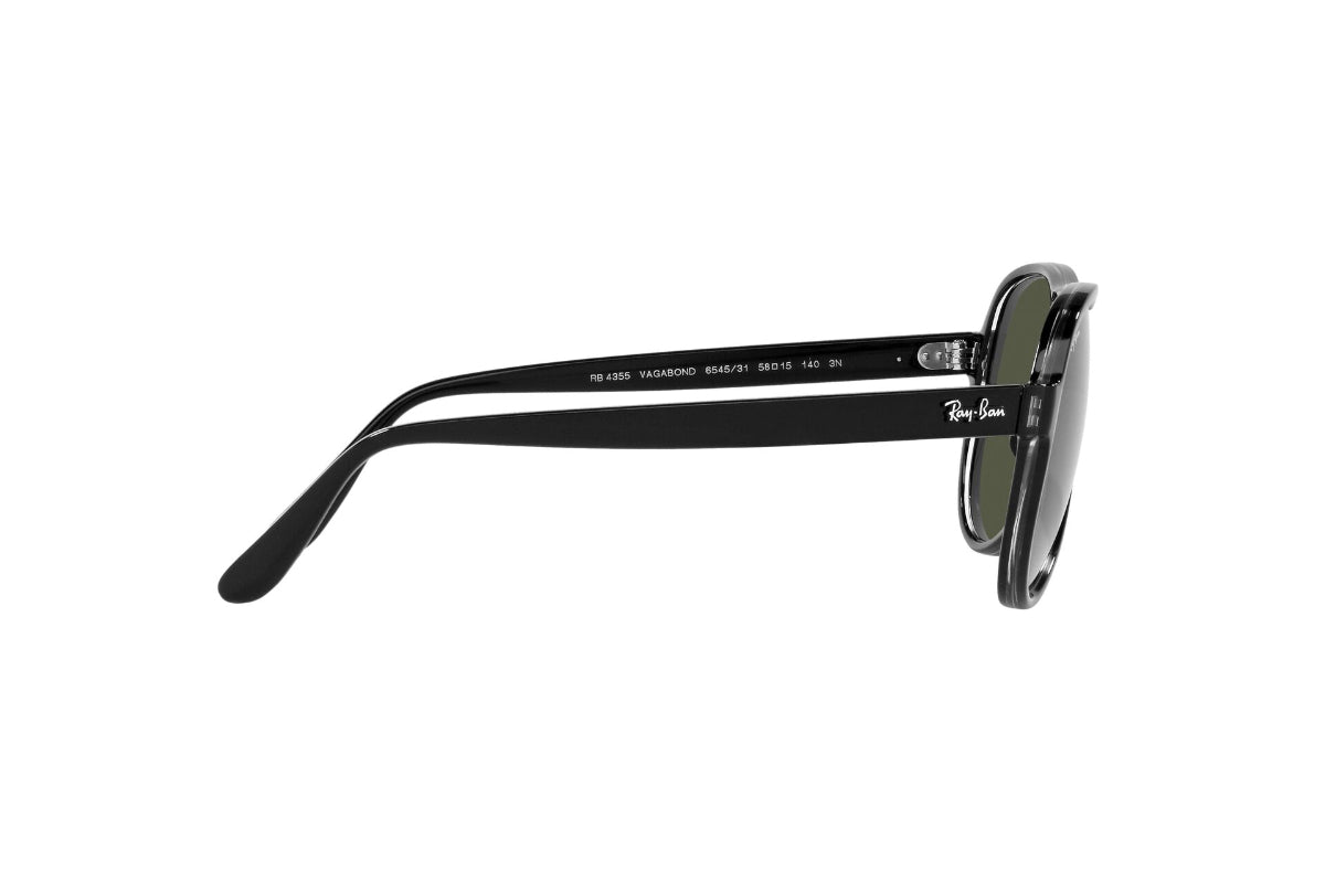 Lentes de Sol Vagabond Black Trasparent Black  Ray Ban