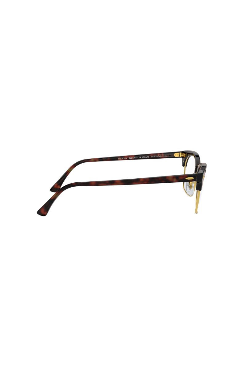 Lentes Ópticos Clubmaster Square Havana Ray-Ban