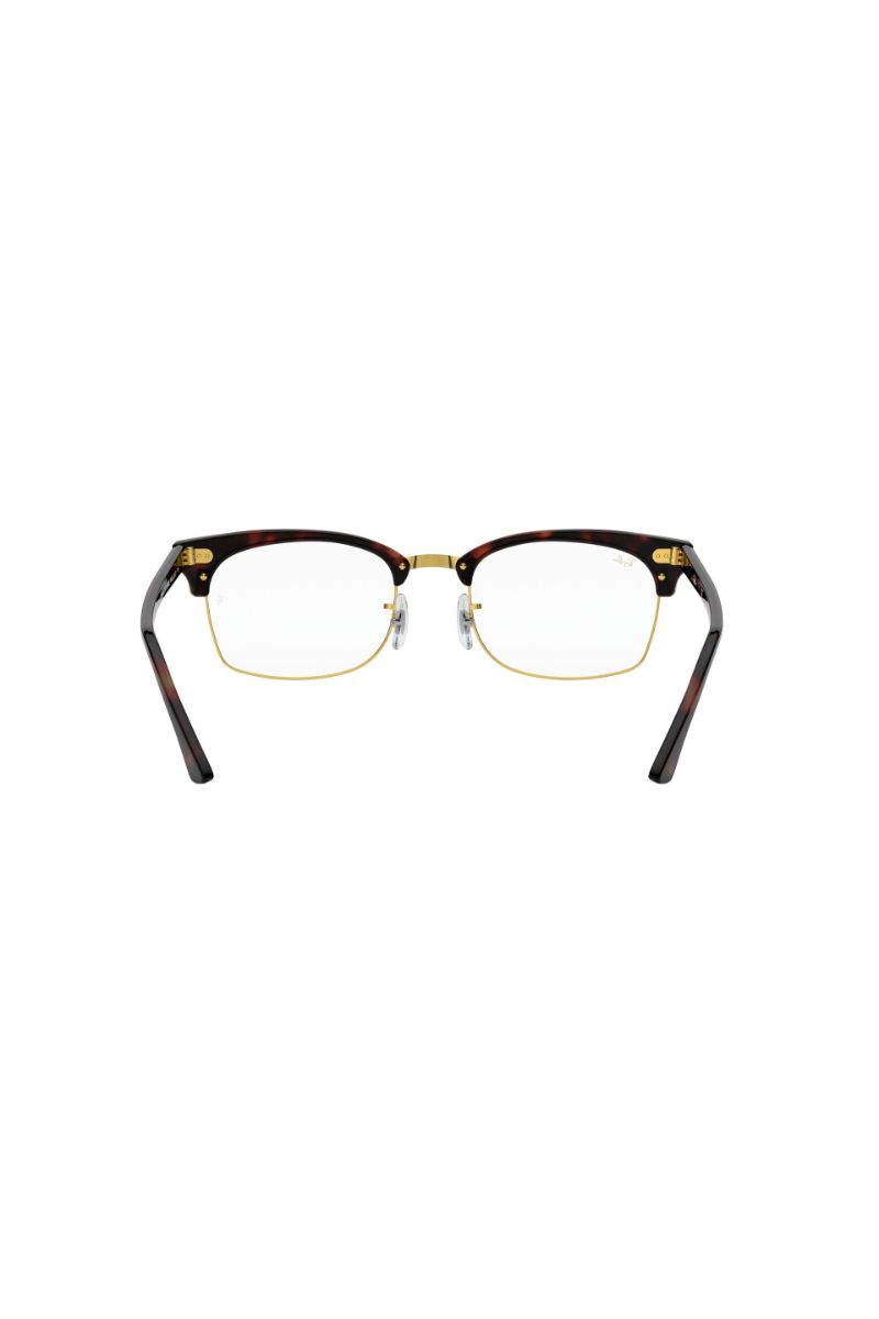 Lentes Ópticos Clubmaster Square Havana Ray-Ban